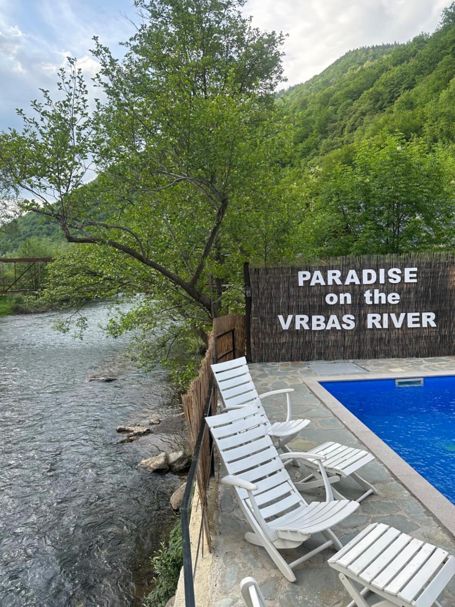 Paradise On The Vrbas River Jajce Buitenkant foto